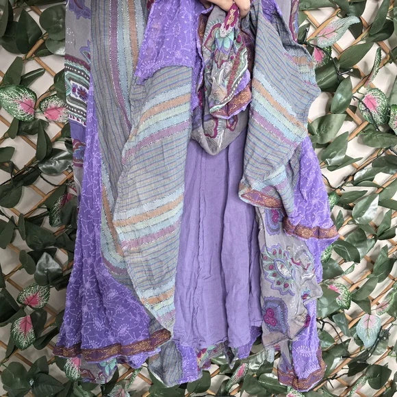 49) Soft Surroundings Multicolor Bohemian Skirt Sz. Petite Medium - Picture 4 of 7